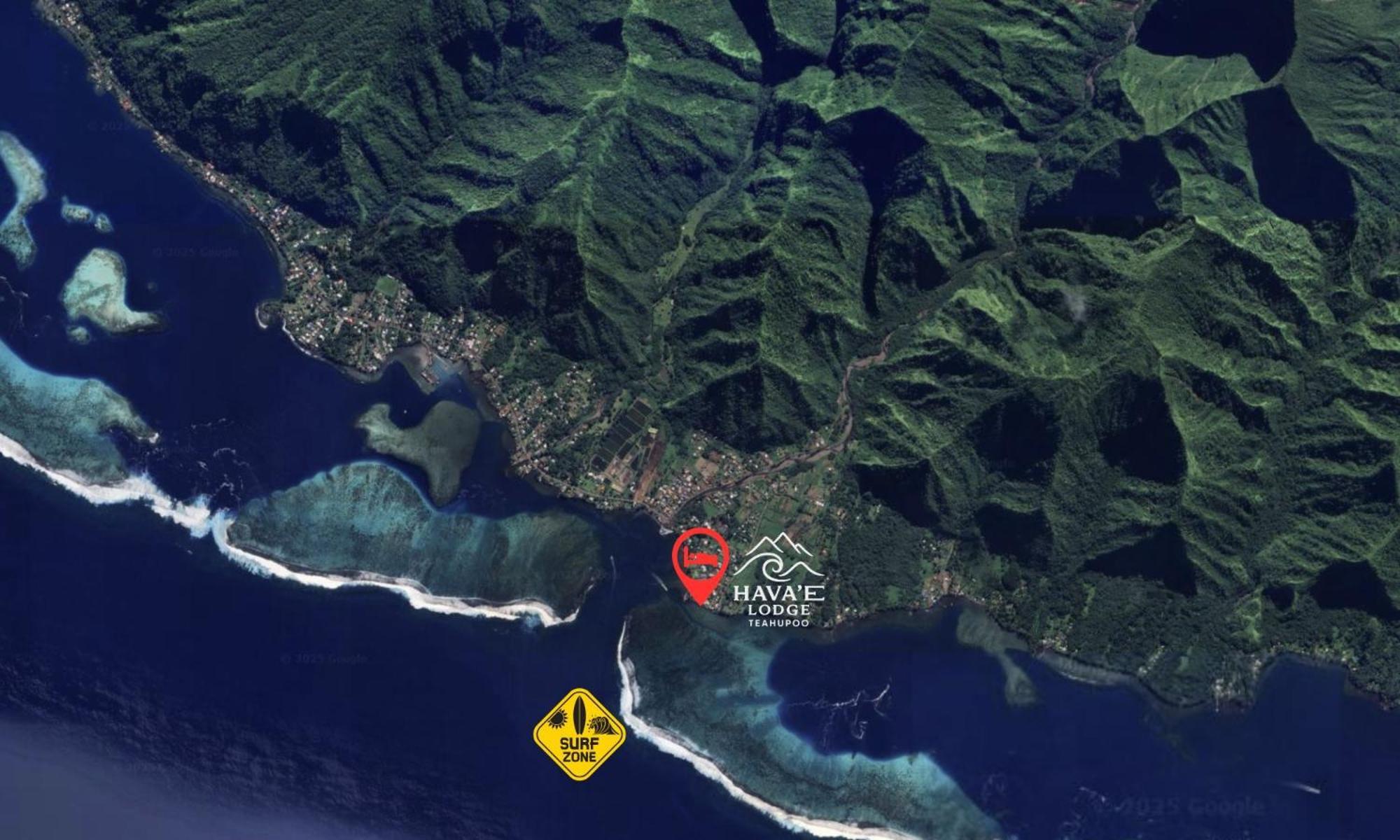 Hava'E Lodge Teahupoo Bagian luar foto
