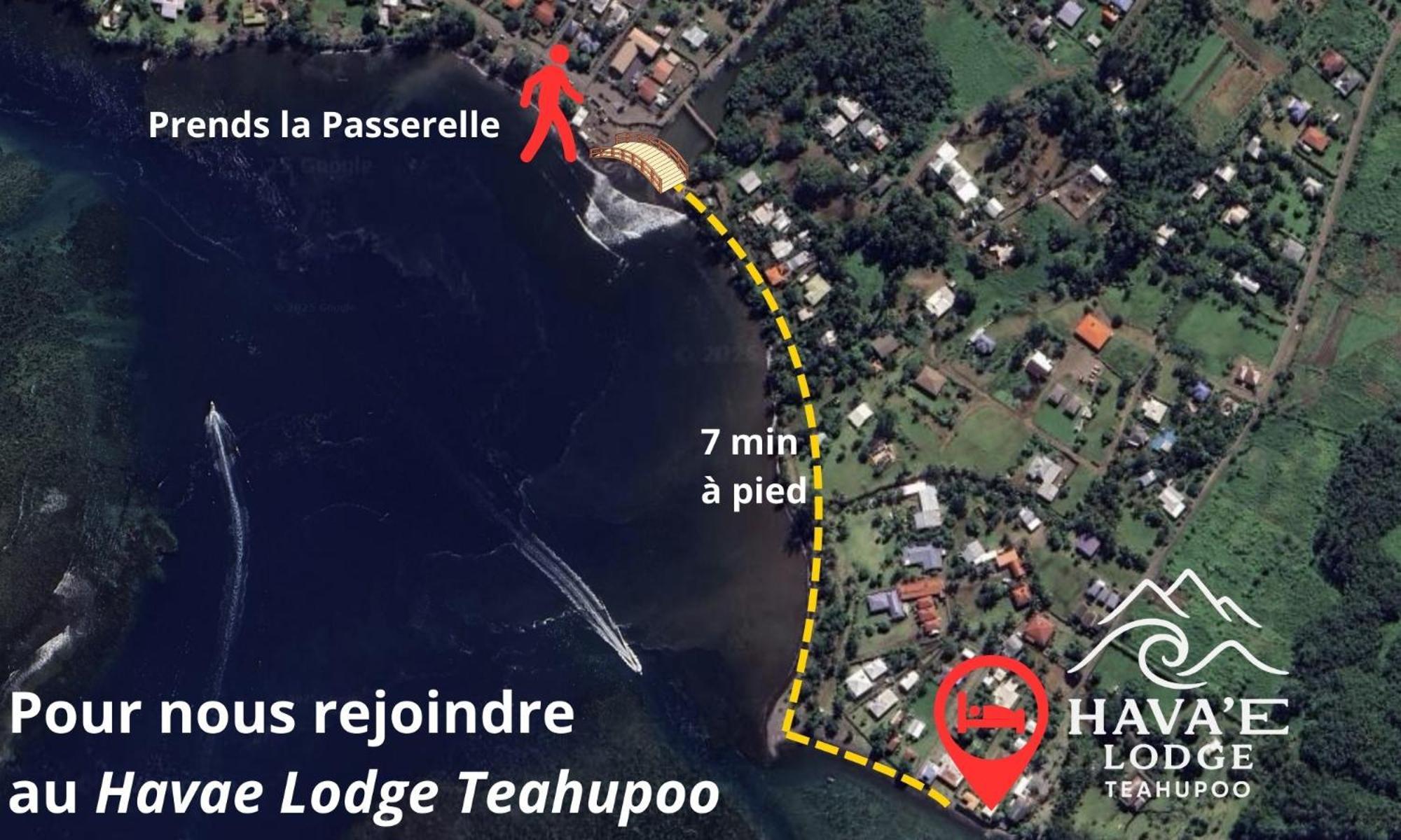 Hava'E Lodge Teahupoo Bagian luar foto